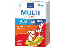 Vitar Kids Multivitamínové želé doplnok stravy pre deti 50 kusov