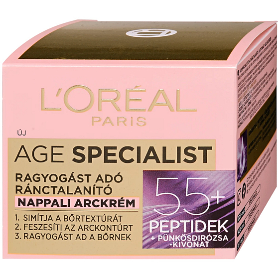 Loreal Paris Age Specialist 55+ Rozjasňujúca starostlivosť proti vráskam 50 ml