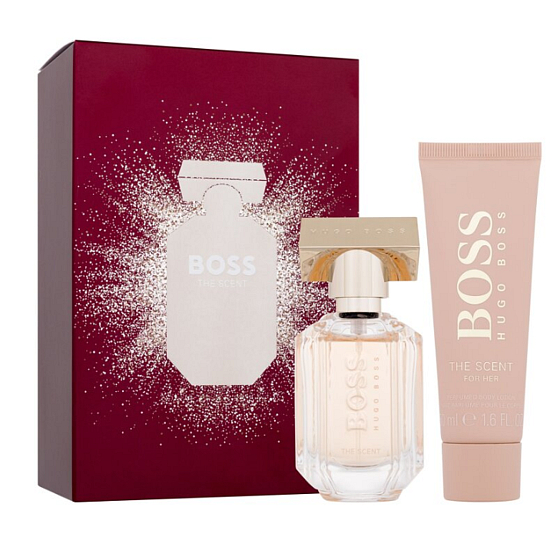 Hugo Boss The Scent for Her parfumovaná voda 30 ml + telové mlieko 50 ml, darčeková sada pre ženy