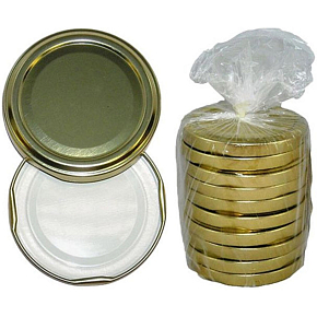 Veko na zaváranie ovocia a zeleniny 66 mm 10 kusov Veko na zaváranie ovocia a zeleniny 66 mm 10 kusov