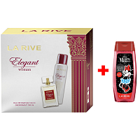 LA RIVE ELEGANT WOMAN parfémovaná voda 100 ml + deodorant sprej 150 ml, darčeková súprava pre ženy + Sprchový gél La Rive 2v1 Minie 250 ml NAVÍc