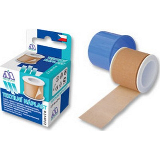 Mediplast textilná náplasť cievka 1,25 cm x 5 m 1 kus krabička