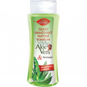 Bion Cosmetics Aloe Vera čistiace odličovacie pleťové tonikum pre všetky typy pleti 255 ml