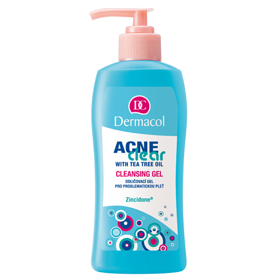 Dermacol Acneclear Cleansing Gel odličovací gél pre problematickú pleť 200 ml