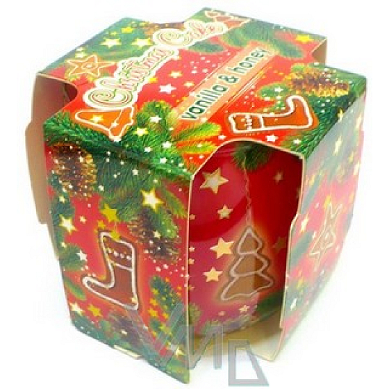 Candles Christmas Cake Vanilla & Honey vonná sviečka v skle 100 g