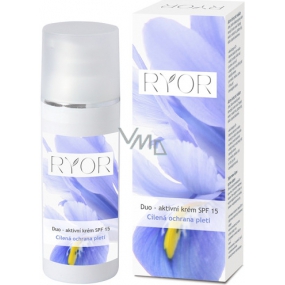 Ryor SPF15 Cielená ochrana pleti Duo aktívny krém 50 ml