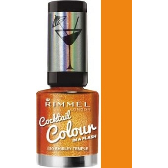 Rimmel London Cocktail Colour lak na nechty 120 Shirley Temple 8 ml