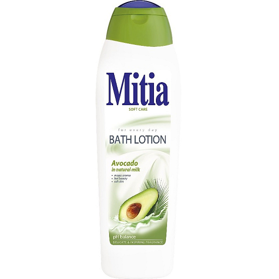 Mitia Avocado in Natural milk krémová pena do kúpeľa 750 ml