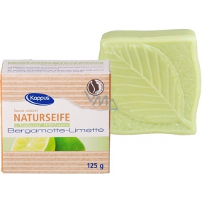 Kappus Natural Bergamot & Lime certifikovanej prírodnej toaletné mydlo 125 g
