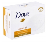 Dove Cream Oil Moroccan Argan Oil krémové toaletné mydlo s arganovým olejom 4 x 100 g