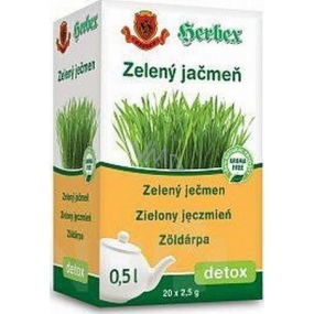 Herbex Zelený jačmeň antioxidant bylinný čaj 20 x 2,5 g
