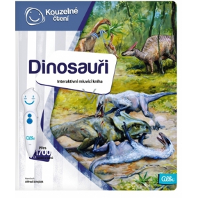 Albi Kúzelné čítanie interaktívna hovoriaca kniha Dinosaury, vek 6+