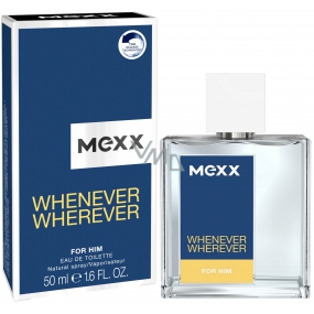 Mexx Whenever Wherever for Him toaletná voda pre mužov 50 ml