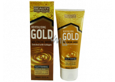 Beauty Formulas Gold zlatá pleťová maska s kolagénom 100 ml
