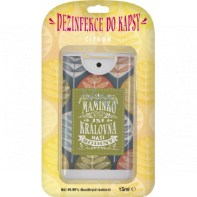 Albi Dezinfekcia do vrecka s vôňou citrónu Mamička 15 ml