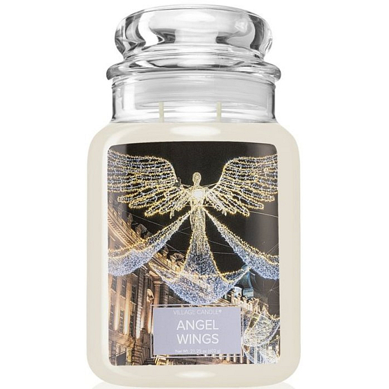 Village Candle Angel Wings vonná sviečka v skle 2 knôty 602 g