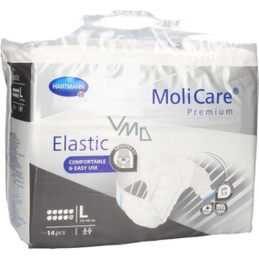 MoliCare Premium Elastic L 115 - 145 cm, 10 kvapiek inkontinenčné nohavičky pre stredne ťažkú až ťažkú inkontinenciu 14 kusov