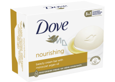 Dove Nourishing Moroccan Argan Oil krémové toaletné mydlo s arganovým olejom 90 g