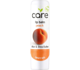 Quiz Cosmetics Care Peach - Broskyňový balzam na pery s aloe vera a bambuckým maslom 4 g