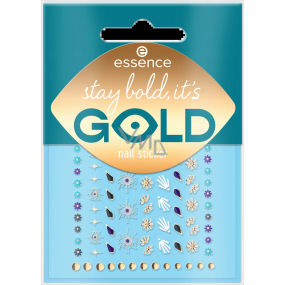 Essence Stay bold, it's Gold nálepky na nechty 88 ks