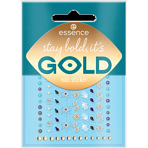 Essence Stay bold, it’s Gold nálepky na nechty 88 kusov