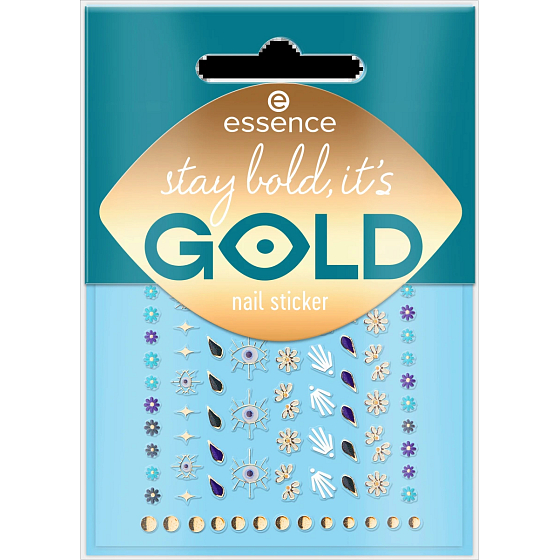 Essence Stay bold, it’s Gold nálepky na nechty 88 kusov
