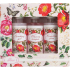 Bohemia Gifts Rose sprchový gél 50 ml + šampón na vlasy 50 ml + pena do kúpeľa 50 ml, kozmetická sada pre ženy