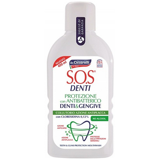 S.O.S. Denti & GengiveTeeth Protection ústní voda 400 ml