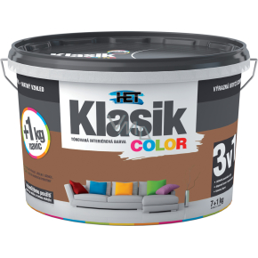 Het Klasik Color maliarska farba, 0277 hnedá, 7+1 kg