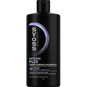 Syoss Intense Plex šampón pre silne poškodené vlasy, 440 ml