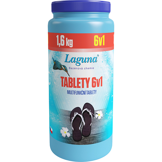 Laguna tablety 6v1 multifunkčné na celosezónnu údržbu vody, 1,6 kg