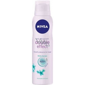 Nivea Double Effect White Senses antiperspirant dezodorant sprej pre ženy 150 ml