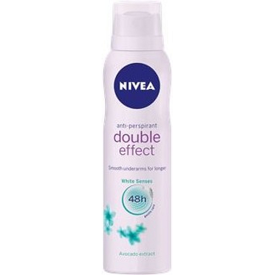 Nivea Double Effect White Senses antiperspirant dezodorant sprej pre ženy 150 ml