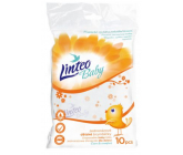 Linteo Baby Jednorazové podbradníky 10 kusov vhodné na cestovanie