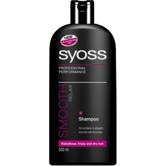 Syoss Smooth Relax Intenzívne a uhladzujúci šampón proti krepovateniu vlasov 500 ml