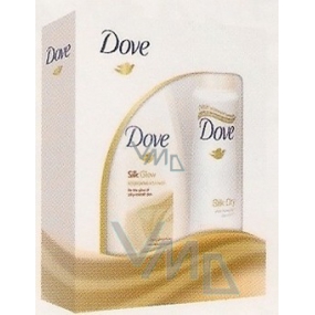 Dove Silk dezodorant sprej 150 ml + sprchový gél 250 ml, kozmetická sada