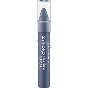 Essence 2in1 Eyeshadow & Liner vodoodolné očné tiene a linky 05 I m Blue 3,5 g