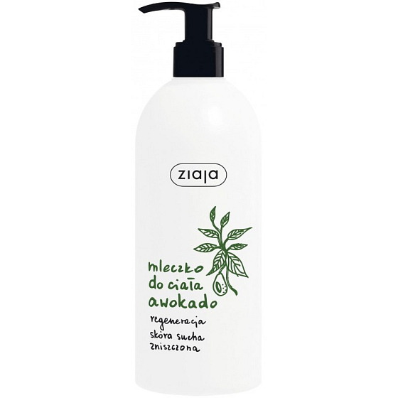 Ziaja Avokádový olej telové mlieko 400 ml