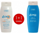 Ziaja Sun SPF 25 vodeodolné mlieko na opaľovanie 150 ml + Sun upokojujúci gél po opaľovaní 150 ml, duopack