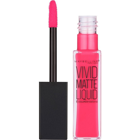 Maybelline Color Sensational Vivid Matte Liquid Lipstick lesk na pery 15 Electric Pink 7,7 ml