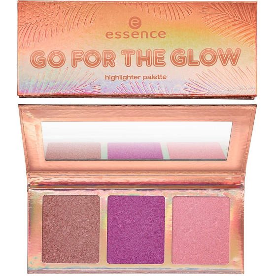 Essence Go For The Glow rozjasňovacie paletka 02 The Warms 12 g