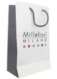 Millefiori Milano papierová taška biela malá 22 x 12 cm 1 kus