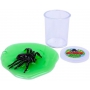 Trendhaus Spider Slime sliz s pavúkom zelený