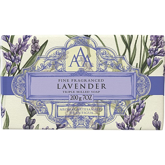 Somerset Toiletry Levanduľa luxusné trikrát mleté toaletné mydlo 200 g