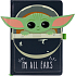 Epee Merch Star Wars - Mandaloriánsky blok A5 14,8 x 21 cm prémiová tmavomodrá