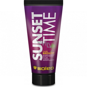 Soleo Sunset Time Dark Bronzer tmavý opaľovací bronzer do solária tuba 150 ml