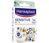 Hansaplast Sensitive Kids Pets náplasť s detským motívom 1 m x 6 cm