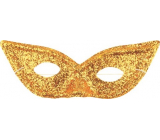 Mačacie oko trblietavé škraboška Golden vhodné pre dospelých 1 kus