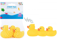 Hračka do kúpeľa First Steps Bath Animal Duck 3 kusy