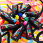 Posca Univerzálny akrylový popisovač s okrúhlym hrotom 3 - 19 mm PCM-22 MOP R svetlomodrý